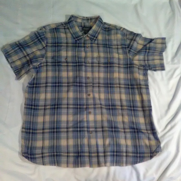 EDDIE BAUER men's short sleeve shirt size XXL - Picture 1 of 3